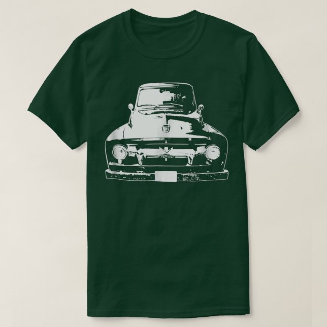 1956 Amerikanska Pickupa Lastbil T Shirt (Design framsida)