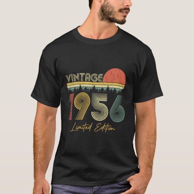 1956 års bröllopsjubileum Född 1956 Py T Shirt (Framsida)
