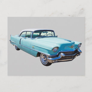 1956 års Cadillac Deville lyxbil Vykort