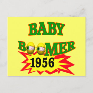 1956 Baby Boomer Vykort