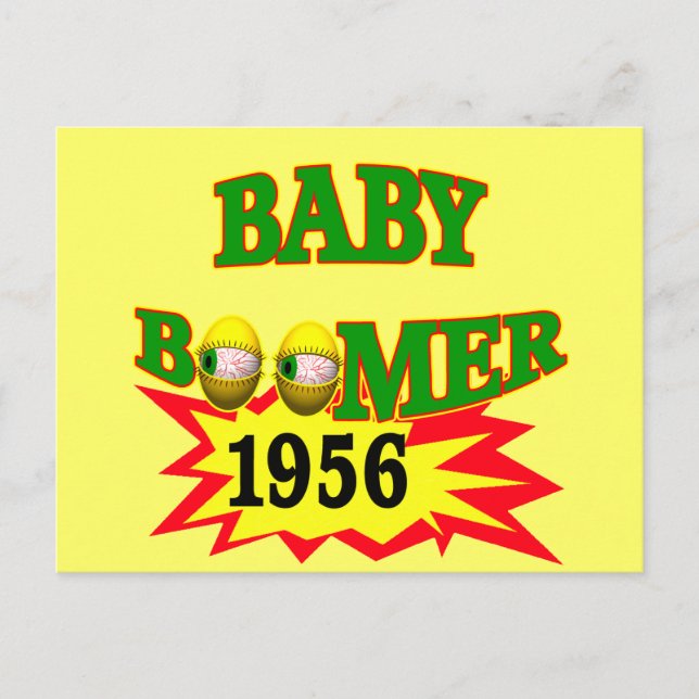 1956 Baby Boomer Vykort (Framsida)