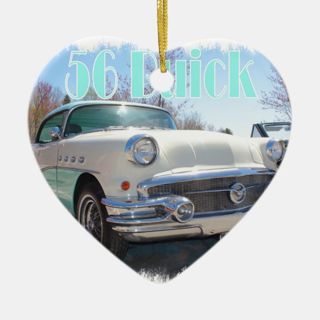 1956 Buick Speciellare Julgransprydnad Keramik (Framsidan)