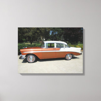 1956 Chevrolet Bel-Luft 4 Door Sedan Canvastryck