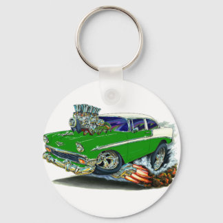 1956 Chevy Belair Grönt Car Nyckelring