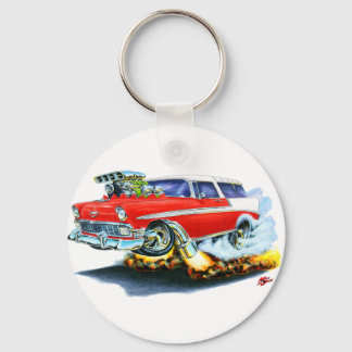 1956 Chevy Nomad Red Car Nyckelring