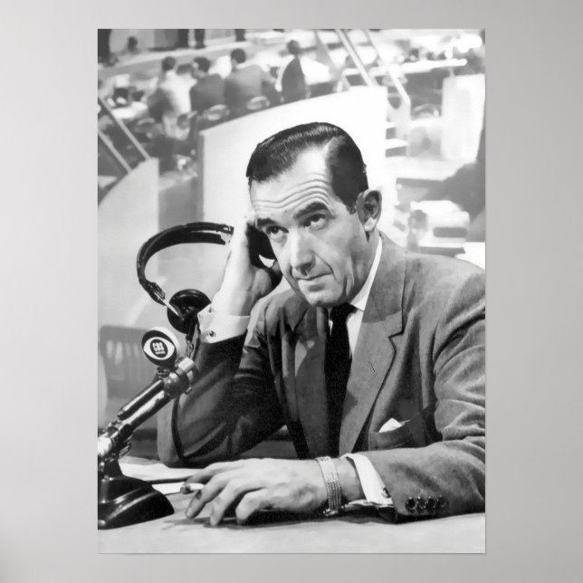1956 EDWARD R. MURROW CBS POSTER (Framsidan)