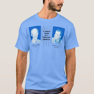 1956 Eisenhower och Nixon Ett fantastiskt team T Shirt