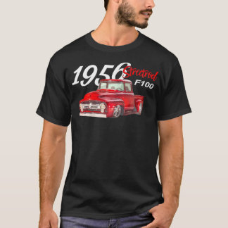 1956 F100 Streetrod Plocka för Pickup Lastbil-Vint T Shirt