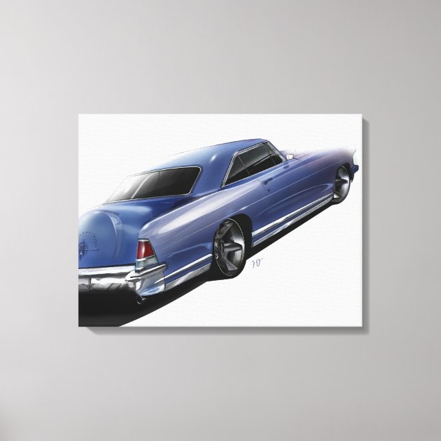 1956 Lincoln Continental Canvastryck (Framsida)