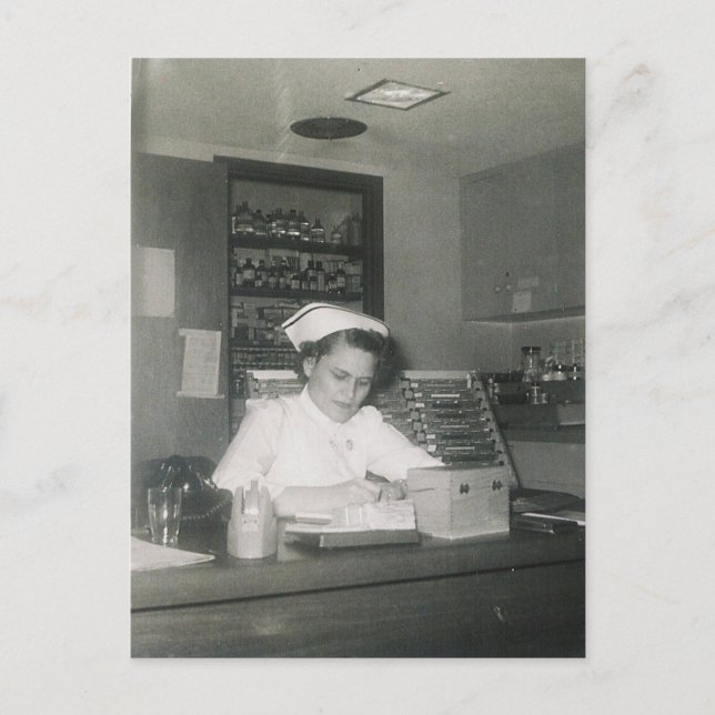 1956 NURSE #11 VYKORT (Framsida)