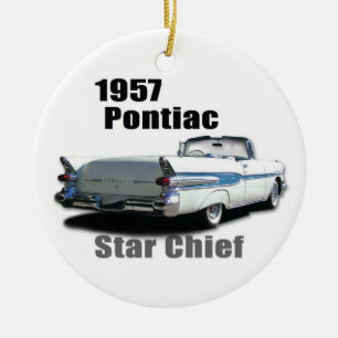 1957 & 1959 PONTIACS JULGRANSPRYDNAD KERAMIK