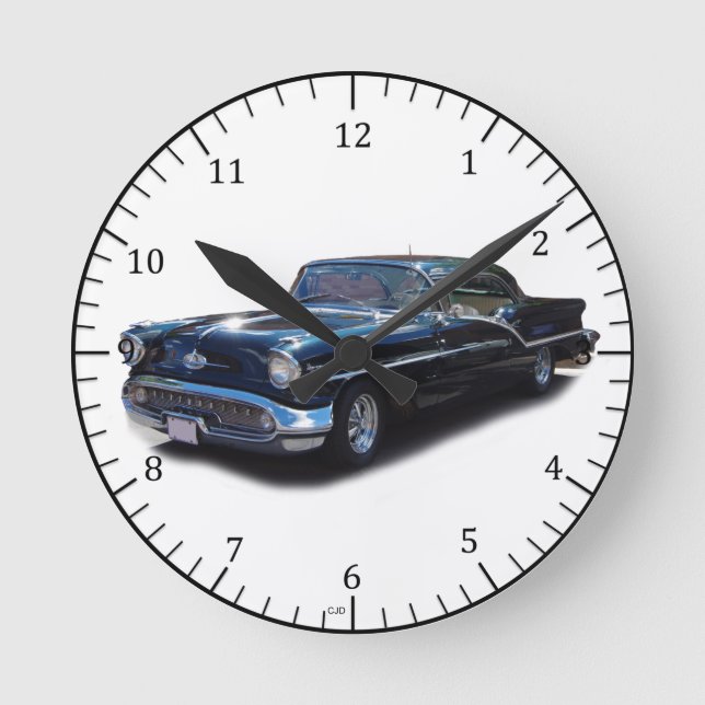 1957 äldre 88 rund klocka (Framsida)