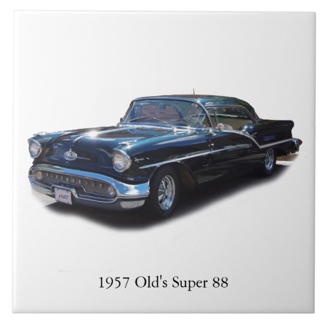 1957 äldre 88 rutor kakelplatta (Framsidan)