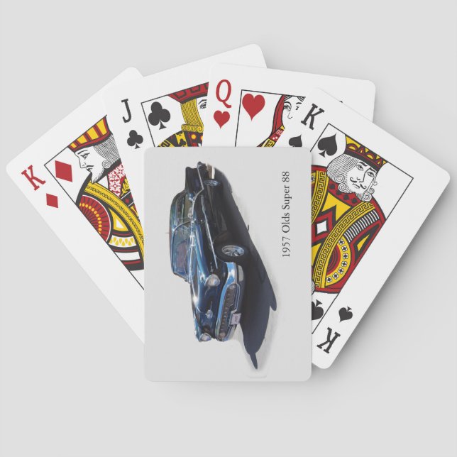 1957 Äldre 88 spelkort (Baksidan)