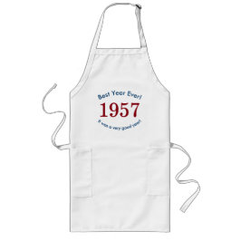 1957 ♥ Bästa året någonsin! 60-årspresent Förkläde