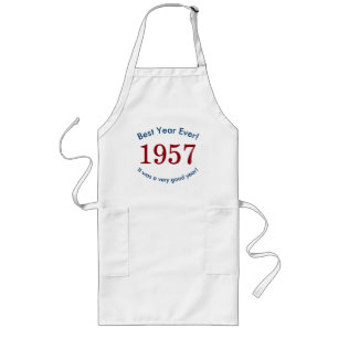 1957 ♥ Bästa året någonsin! 60-årspresent Förkläde