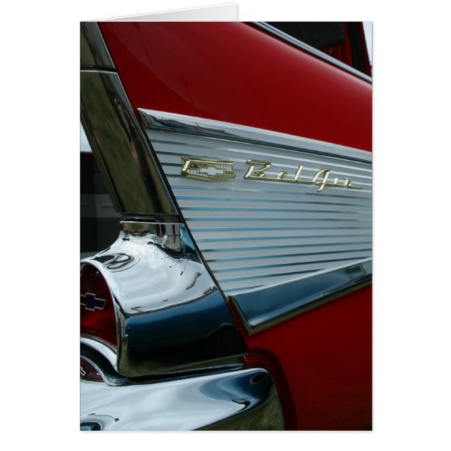 1957 Bel Luft Hälsningskort (Framsidan)