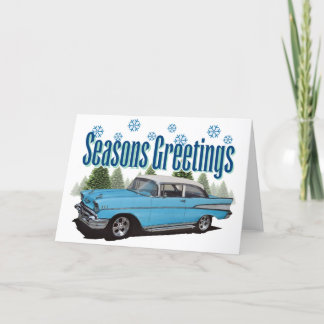 1957 Bel Luft med snö Kort