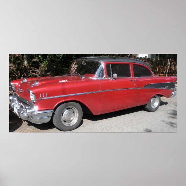1957 Chevrolet Bel-Luft/210 Poster (Framsidan)