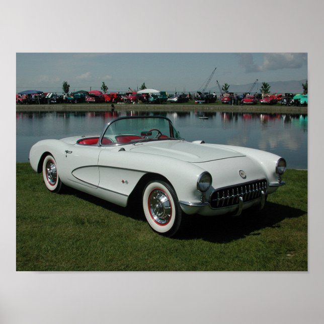 1957 Chevrolet Corvette Poster (Framsidan)