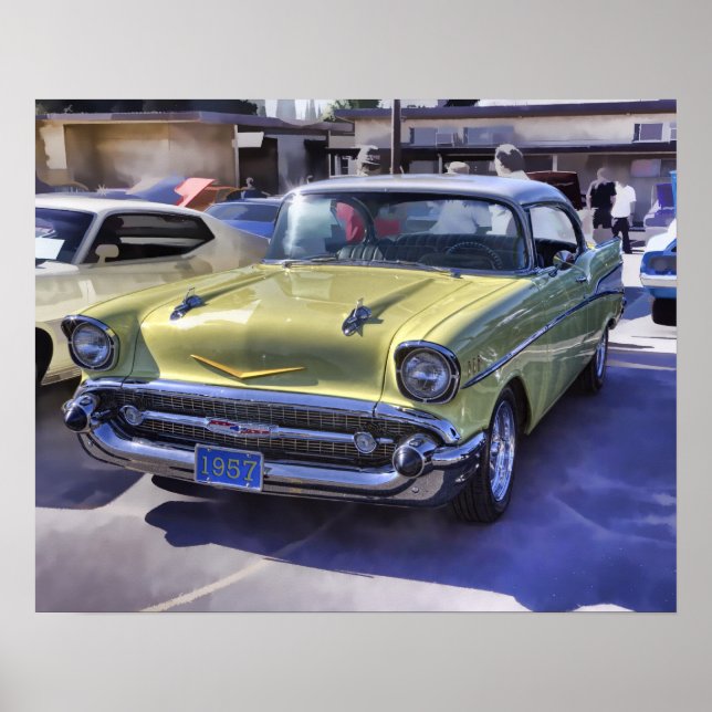 1957 CHEVROLET POSTER (Framsidan)