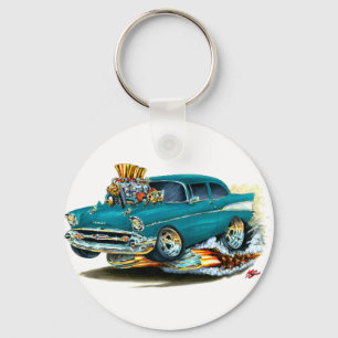 1957 Chevy 150-210 Teal Car Nyckelring