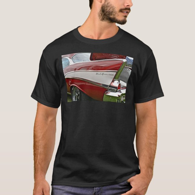 1957 Chevy Bel Luft Classic T-Shirt (Framsida)