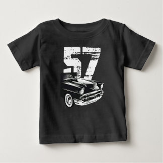 1957 Chevy Bel Luft Front Side Silhouette T Shirt