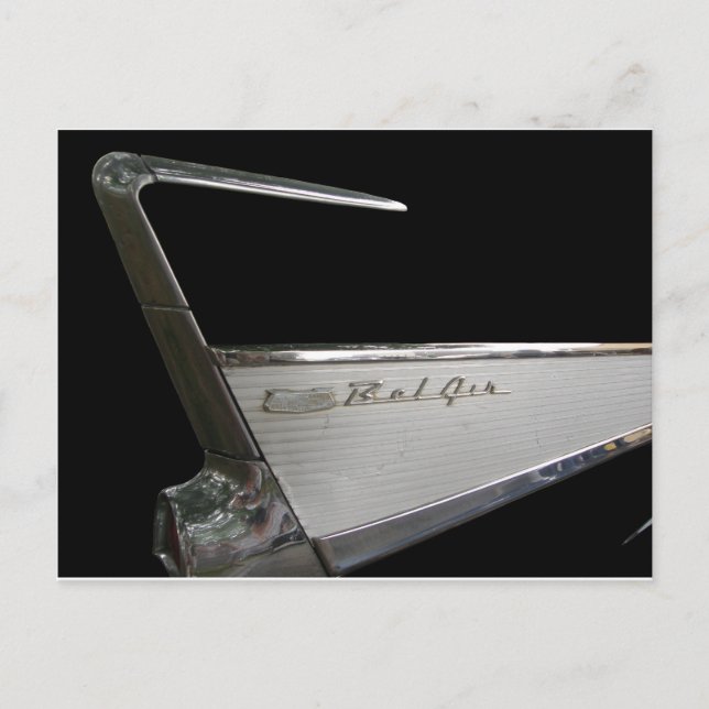 1957 Chevy Bel Luft Vykort (Framsida)