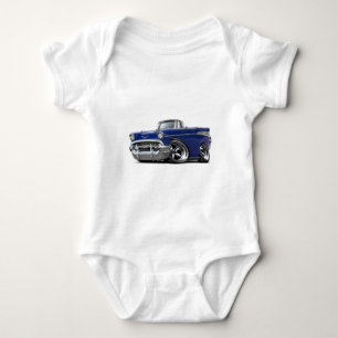 1957 Chevy Belair mörk - blåttcabriolethot rod Tee