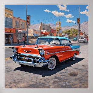 1957 Chevy Belair Poster