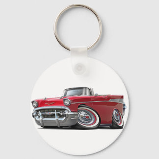 1957 Chevy Belair Red Conversible Nyckelring