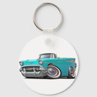 1957 Chevy Belair Turkos Konvertibel Nyckelring
