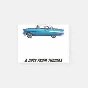 1957 Chevy Chevrolet Bel Luft Classic car auto Post-it Block