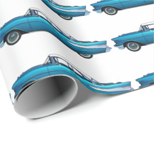 1957 Chevy Chevrolet Bel Luft Classic car auto Presentpapper
