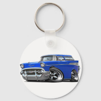 1957 Chevy Nomad Blue Hot rod Nyckelring