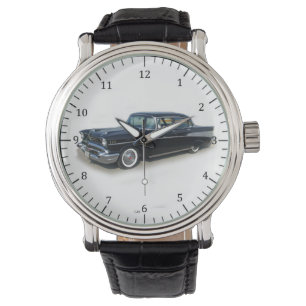 1957 Dörrklocka i svart Luft 4 Armbandsur