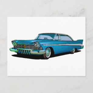 1957 Plymouth Belvedere Sport Coupe Vykort