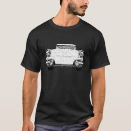 1957 Pontiac Chieftain Sketch Art T Shirt