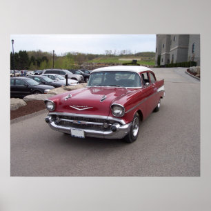1957 Poster av Chevy Bel-Luft