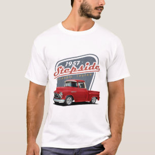 1957 Red Anpassningsbar Stepside T Shirt