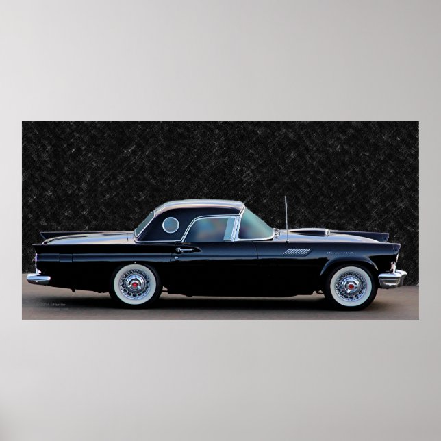 1957 T-BIRD-POSTER POSTER (Framsidan)