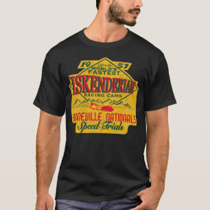 1957 Vintage bilar Bonneville Salt Flats sport rid T Shirt