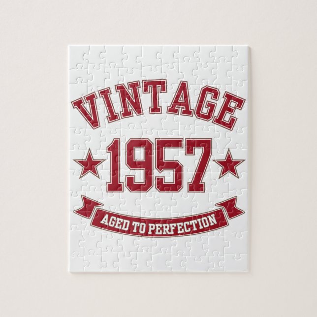 1957-Vintagens Åldras till Perfektion Pussel (Vertikal)