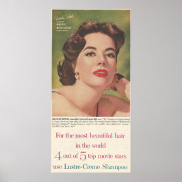 1958 Ad Luster-Creme Poster
