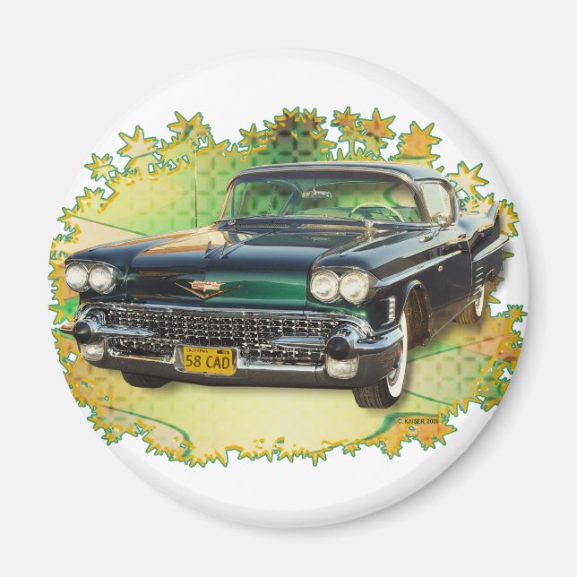 1958 CADILLAC #2 MAGNET (Framsidan)