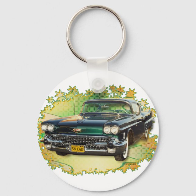 1958 CADILLAC #2 NYCKELRING (Framsida)