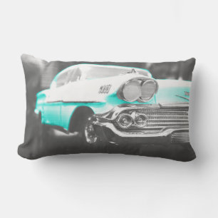 1958 chevy impala klarblå lumbarkudde