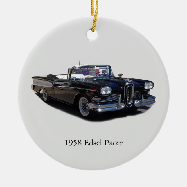 1958 Edsel Pacer ornament (Framsidan)