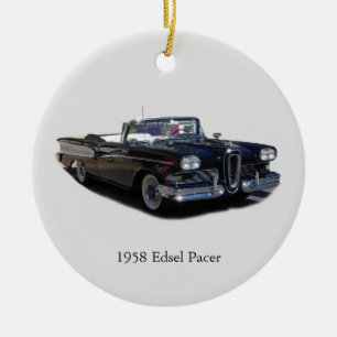 1958 Edsel Pacer-ornament Julgransprydnad Keramik